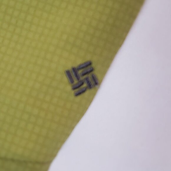 Columbia Insect Blocker Mens Button Down Shirt XL Green Mini Check Long Sleeve - Picture 7 of 12